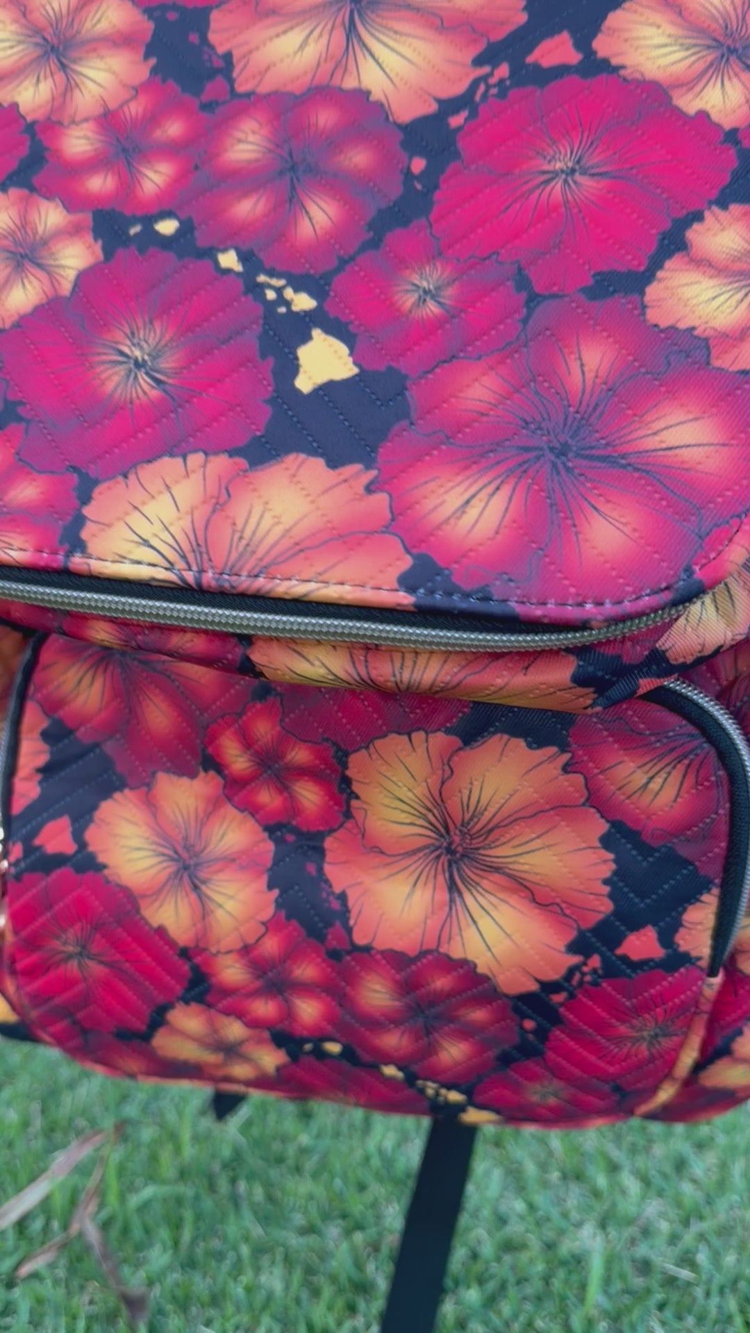 Hawai’i Red Pua New Large Backpack