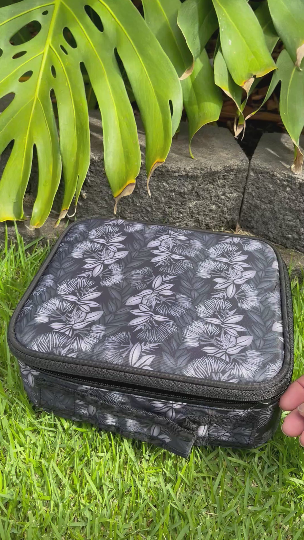 Gray Ohia Lehua Hard Travel Case